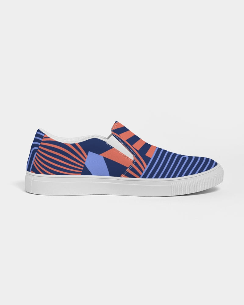 Men's Geo-Funk Canvas Slip-On