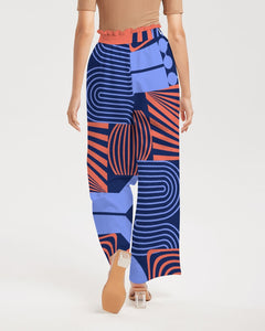 GEOFUNK High-Rise Wide Leg Pants
