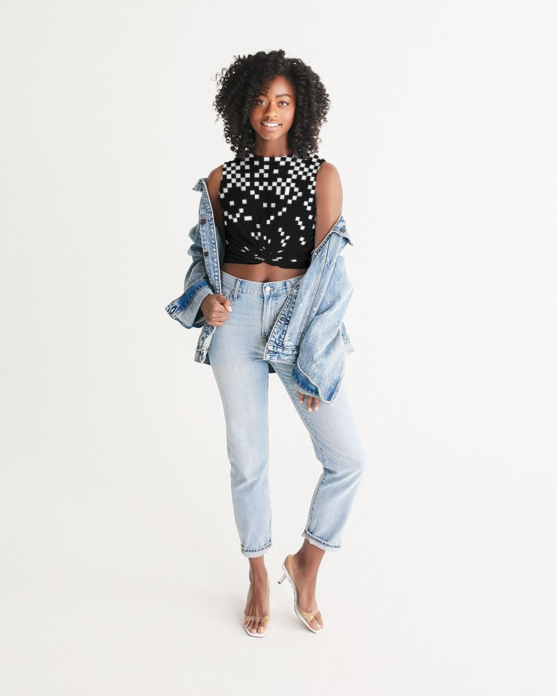 Le Pixel Funk Twist-Front Tank