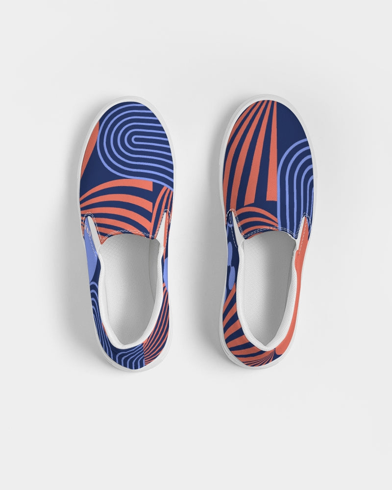 Men's Geo-Funk Canvas Slip-On