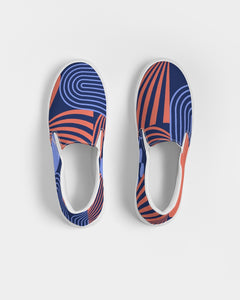 Men's Geo-Funk Canvas Slip-On