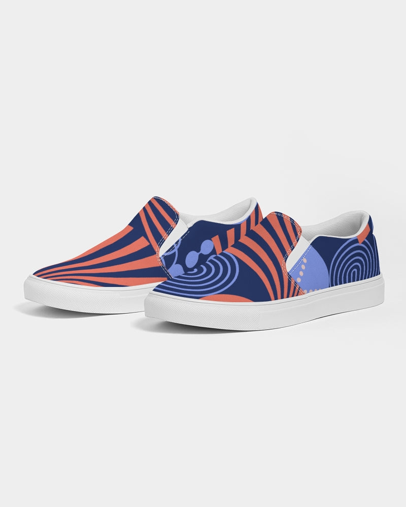 Men's Geo-Funk Canvas Slip-On