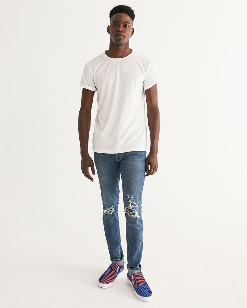Men's Geo-Funk Canvas Slip-On
