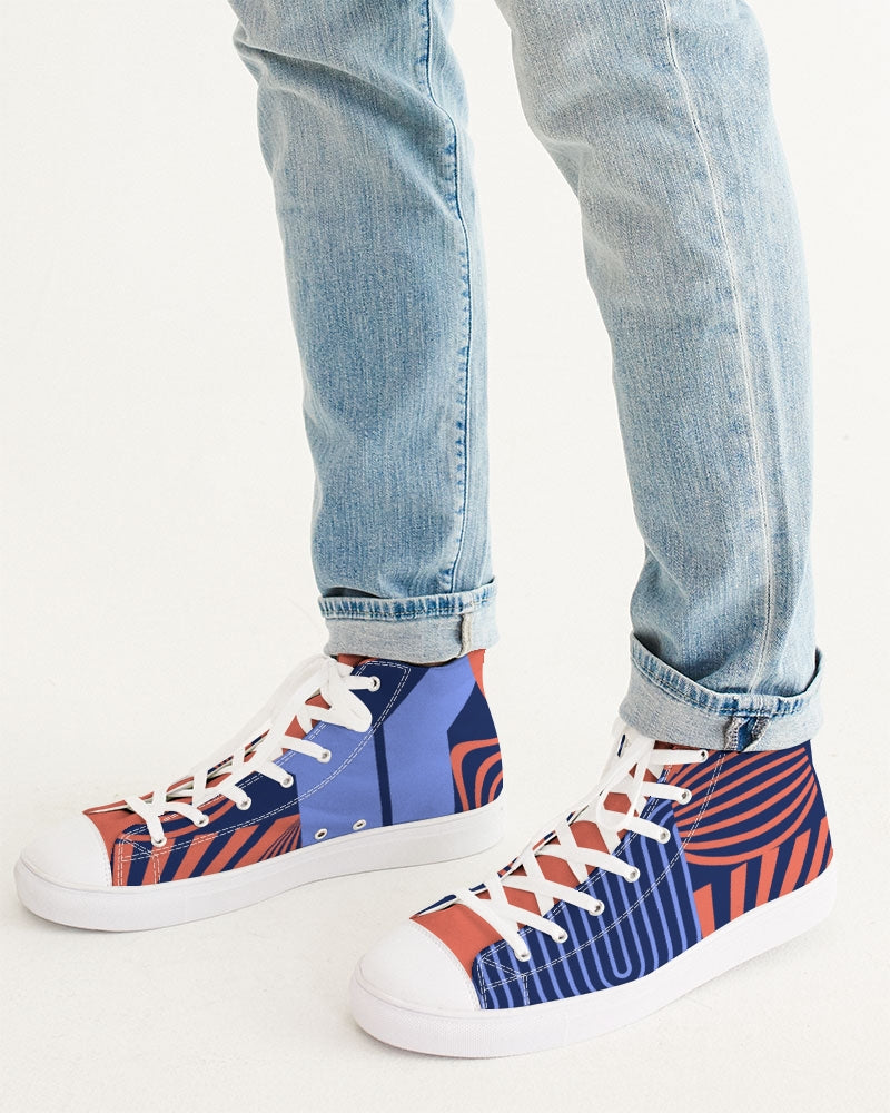Men's Geo Funk Canvas High Tops
