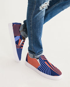 Men's Geo-Funk Canvas Slip-On