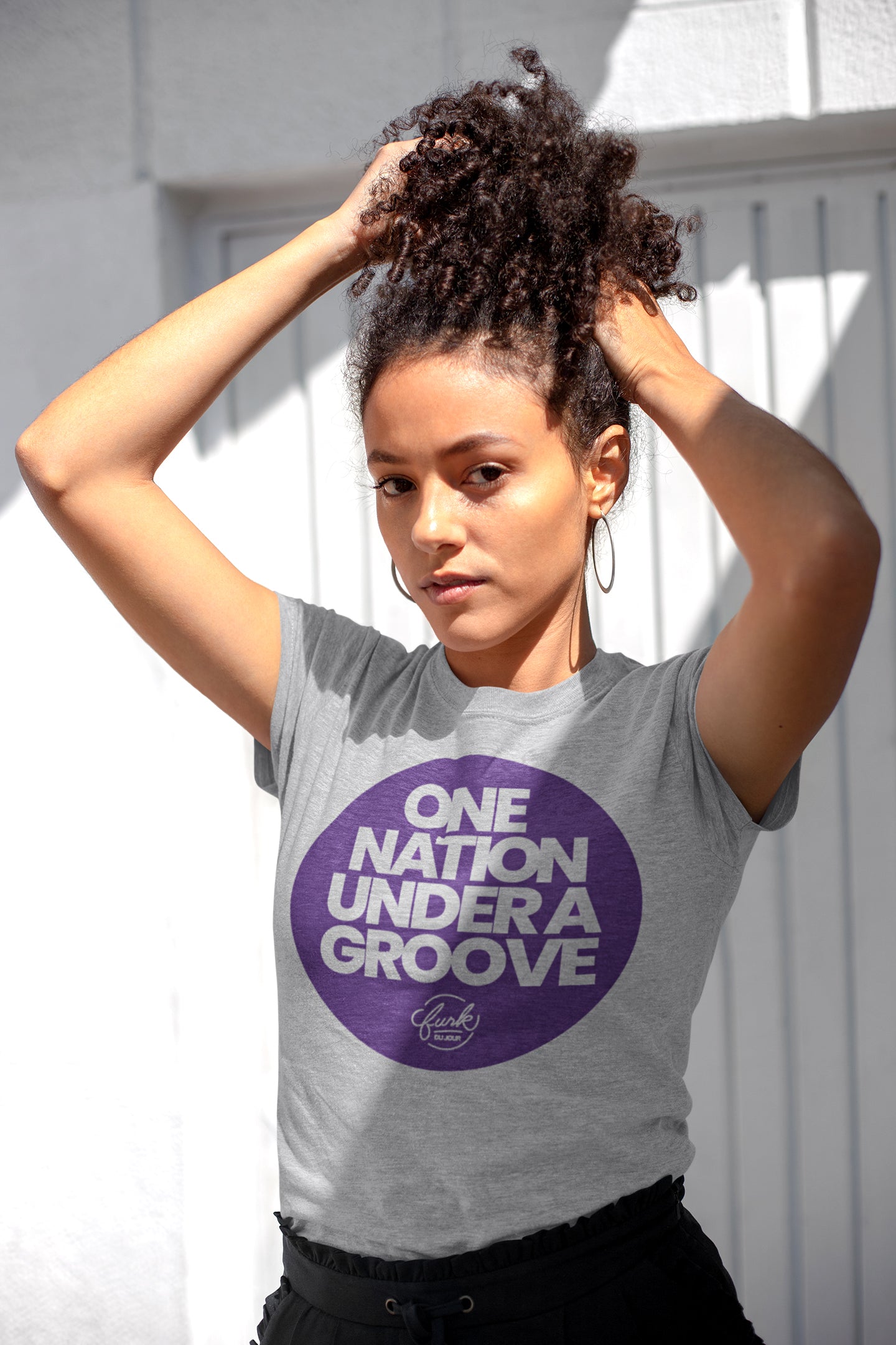 One Nation Under a Groove - Heathered Grey