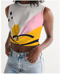 Le Groove en Rose Twist-Front Tank