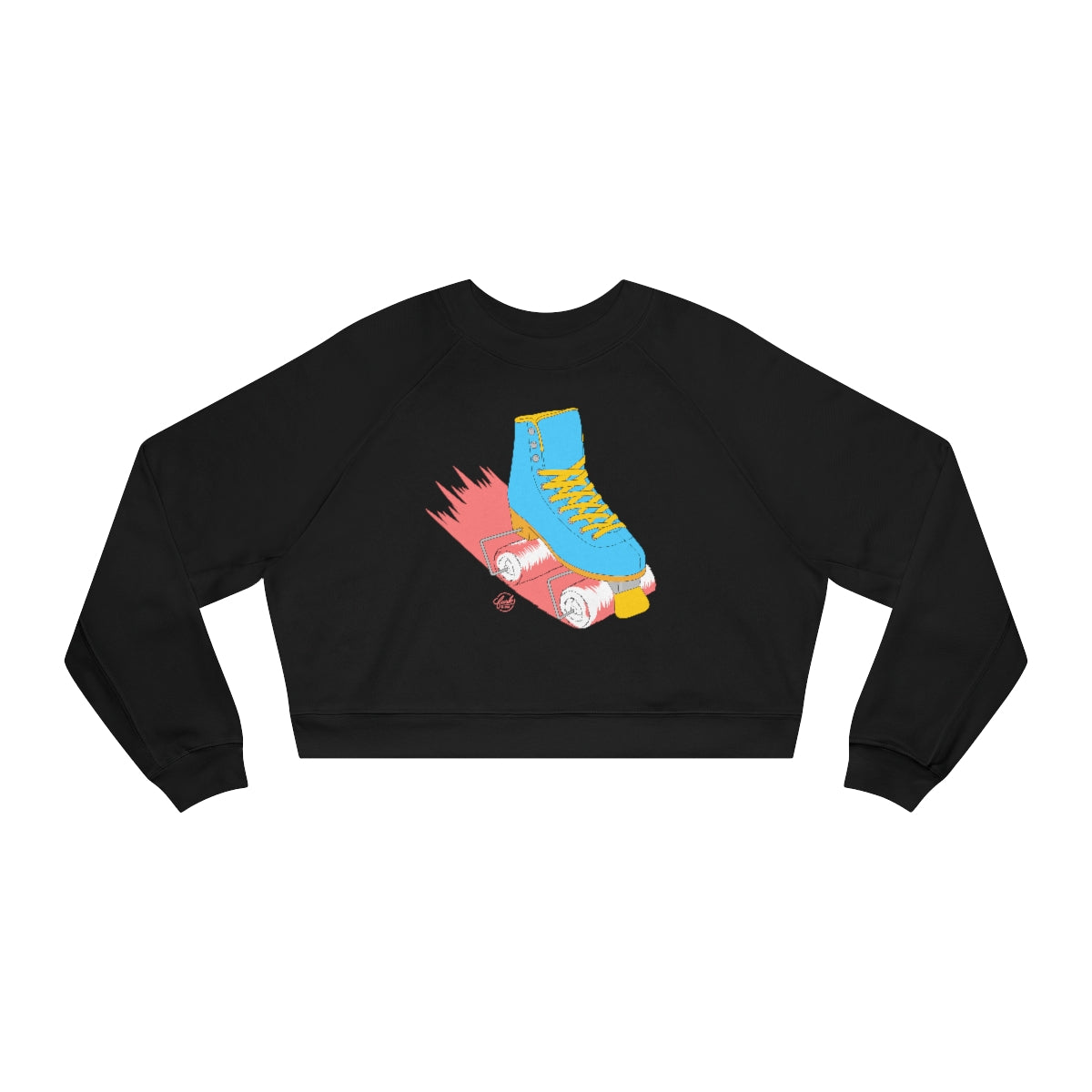 Roller Disco Cropped Fleece Pullover