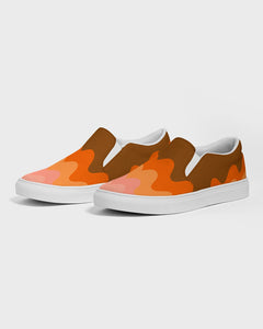 Women's Retro Groove Canvas Slip-On