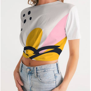 Le Groove en Rose Front Cropped Tee-Special Edition!