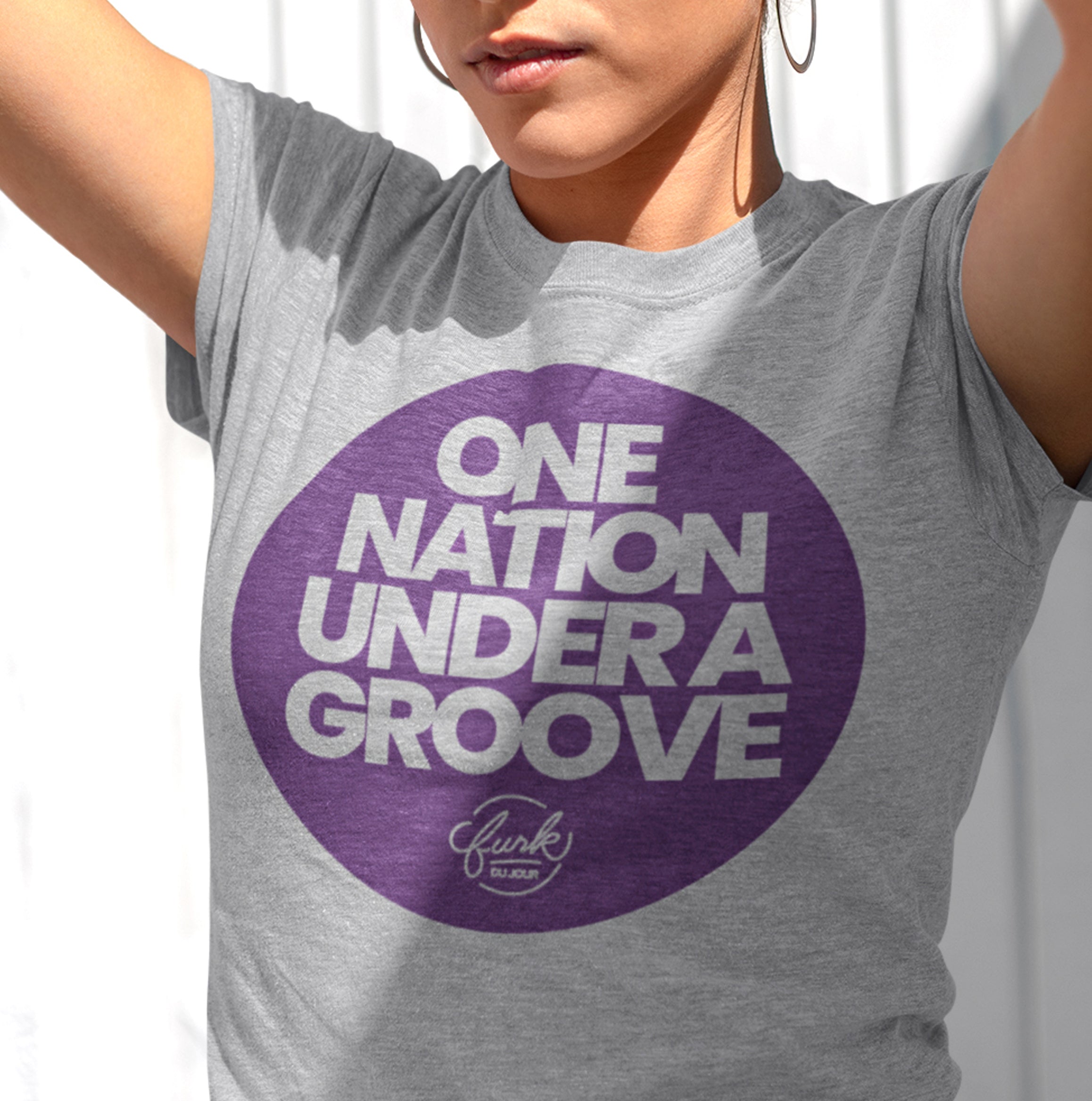 One Nation Under a Groove - Heathered Grey