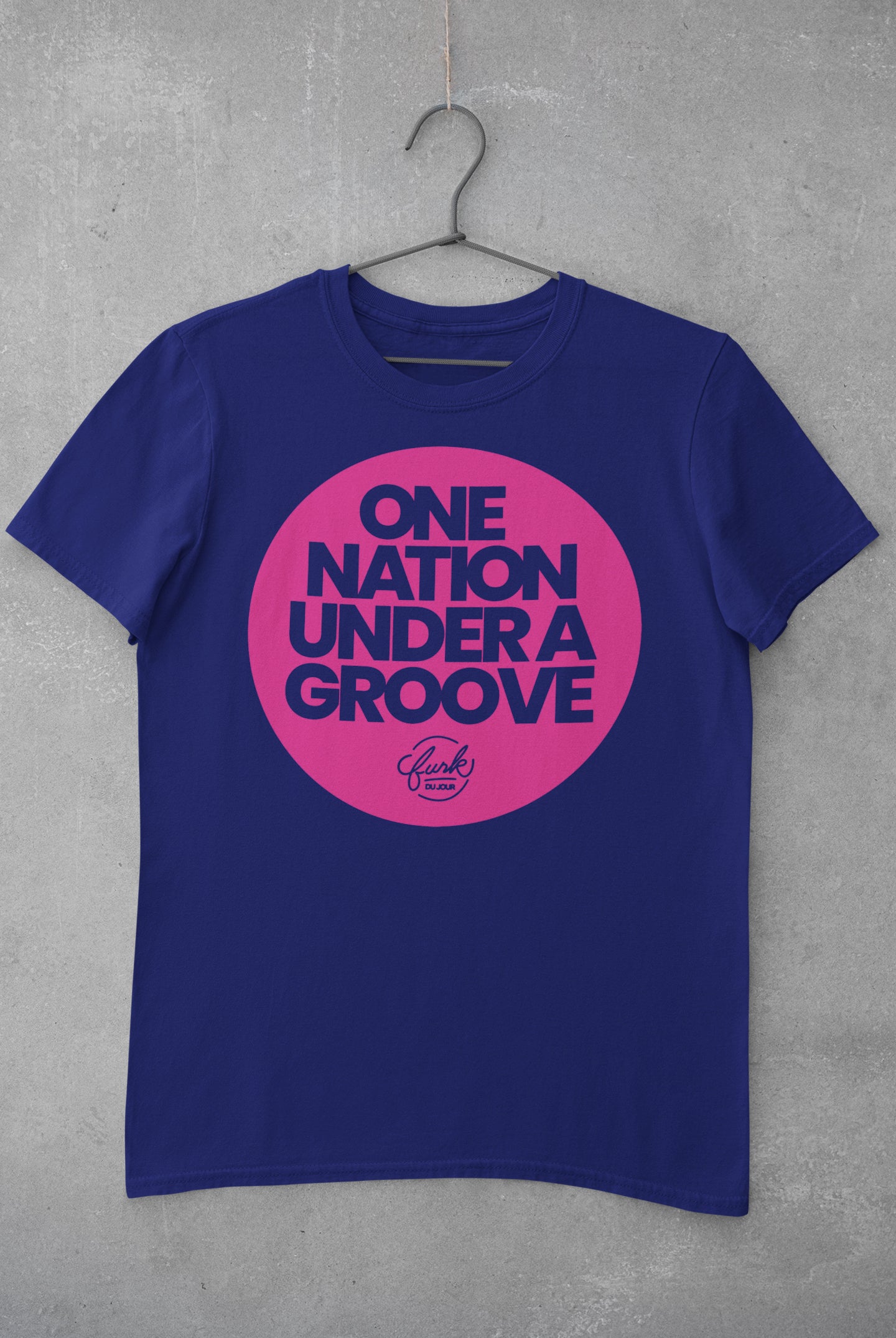 One Nation Under a Groove-funkified pink and blue