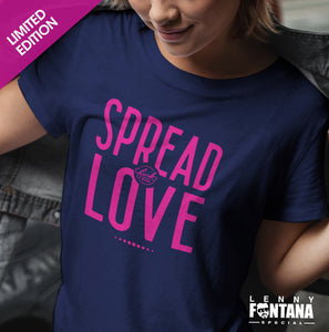 Spread Love Lenny Fontana Limited Edition Navy Fuscia